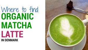 Where to find organic matcha latte in copenhagen, denmark