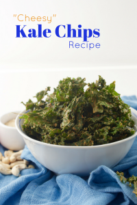 Cheesy kale chips recipe